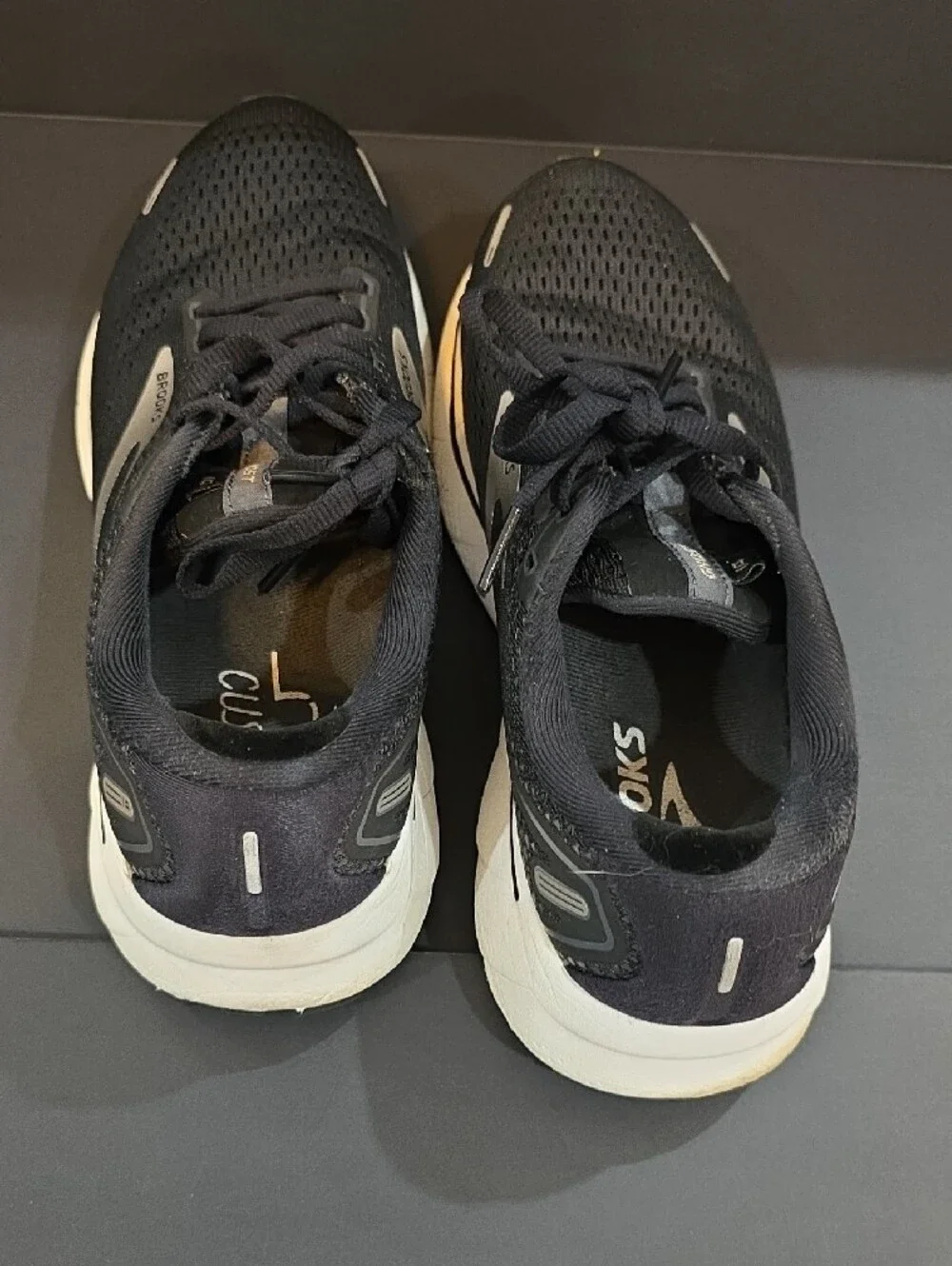 Brooks Ghost 14 Women's Running Shoes - Black/Cream Size  9